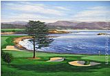 Pebble Beach by Unknown Artist